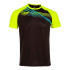 T-shirt Running Joma HommeEnfant de Elite X Short Sleeve / Black Fluor Yellow