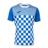 T-shirt Football Joma HommeEnfant de Short Sleeve Flag III / Royal White