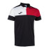 Polo Joma HommeEnfant Manches courtes Crew V / Noir Rouge Blanc