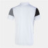 Polo Joma HommeEnfant Manches courtes Crew V / Blanc Gris Noir