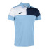 Polo Joma HommeEnfant Manches courtes Crew V / Bleu clair Bleu marine Blanc