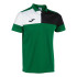 Polo Joma HommeEnfant Manches courtes Crew V / Vert Noir Blanc