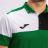 Polo Joma HommeEnfant Manches courtes Crew V / Vert Noir Blanc