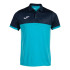 Polo Joma HommeEnfant Montreal Short Sleeve / Turquoise Fluorine Marine