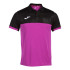 Polo Joma HommeEnfant Montreal Short Sleeve / Fluor Pink Black