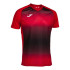 T-shirt Football Joma HommeEnfant from Tiger V Short Sleeve / Red Black