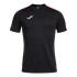 T-shirt Football Joma HommeEnfant de Manches courtes Olympiade / Noir Rouge