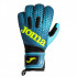 Football Joma Unisexe Gants de gardien de but Premier Bleu Noir Noir Jaune Fluorine