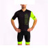 Joma Unisexe Maillot de cyclisme Smo Crono Noir Fluor Jaune
