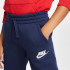Pantalons Nike Polaire Club Bleu