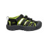 Sandales Montagne de Keen Newport H2 Noir/Vert citron vert Enfant