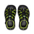 Sandales Montagne de Keen Newport H2 Noir/Vert citron vert Enfant
