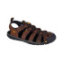 Sandales Montagne de Keen Clearwater Cnx Leather Dark Earth/Black Homme