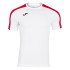 T-shirt Football Joma HommeEnfant de Academy III Short Sleeve / Red White
