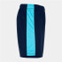 Football Joma HommeEnfant Short from Maxi / Navy Turquoise Fluor Turquoise