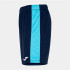 Football Joma HommeEnfant Short from Maxi / Navy Turquoise Fluor Turquoise