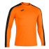 T-shirt Football Joma HommeEnfant de Academy III Long Sleeve / Black Orange