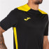 T-shirt Football Joma HommeEnfant de Championship VI Short Sleeve / Black Yellow