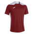 T-shirt Football Joma HommeEnfant de Championship VI Short Sleeve / Bordeaux White