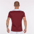 T-shirt Football Joma HommeEnfant de Championship VI Short Sleeve / Bordeaux White