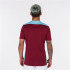 T-shirt Football Joma HommeEnfant de Championship VI Short Sleeve / Bordeaux Light Blue