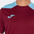 T-shirt Football Joma HommeEnfant de Championship VI Short Sleeve / Bordeaux Light Blue