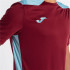 T-shirt Football Joma HommeEnfant de Championship VI Short Sleeve / Bordeaux Light Blue