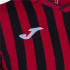 T-shirt Football Joma HommeEnfant de Cup II Manches courtes / Noir Rouge