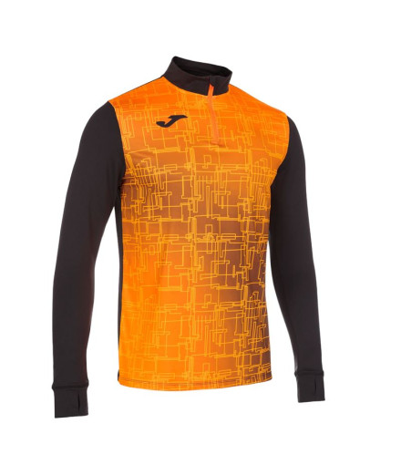 Sweat Joma HommeEnfant Hoodless Elite VIII / Noir Orange