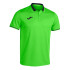 Polo Joma HommeEnfant Manches courtes Championnat VI / Vert fluo Noir