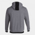 Sweat Joma HommeEnfant Confort II à capuche / Gris mélangé Noir