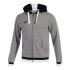 Veste Joma HommeEnfant Confort II à capuche / Gris mélangé Noir