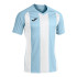 T-shirt Joma HommeEnfant Manches courtes Pisa II / Bleu ciel Blanc