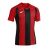 T-shirt Joma HommeEnfant Manches courtes Pisa II / Noir Rouge