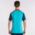 T-shirt Joma Homme Manches courtes Montréal Turquoise Fluorine - Marine