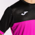 T-shirt Joma Homme Manches courtes Montréal Rose fluo Noir