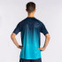 T-shirt Joma Homme Manches courtes Tiger IV Turquoise Fluorine Marine