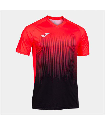 T-shirt Joma Homme Manches courtes Tiger IV Noir Corail...