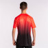 T-shirt Joma Homme Manches courtes Tiger IV Noir Corail Fluoré