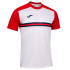 T-shirt Joma Hispa IV Short Sleeve White Red