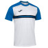 T-shirt Joma Hispa IV Short Sleeve White Royal