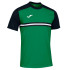 T-shirt Joma Hispa IV Short Sleeve Green Black