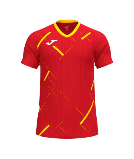 T-shirt Tiger III Short Sleeve Football Short Sleeve Red...