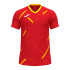 T-shirt Tiger III Short Sleeve Football Short Sleeve Red Yellow