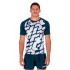 T-shirt Rugby From Short Sleeve Myskin III Navy White