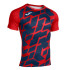 T-shirt Rugby From Myskin III Short Sleeve Navy Red