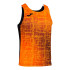 T-shirt Running Débardeurs Elite VIII Noir Orange
