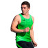 T-shirt Running Débardeur Elite VIII Noir Vert Fluo