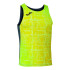 T-shirt Running Elite VIII Marine Yellow Fluorine