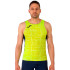 T-shirt Running Elite VIII Marine Yellow Fluorine